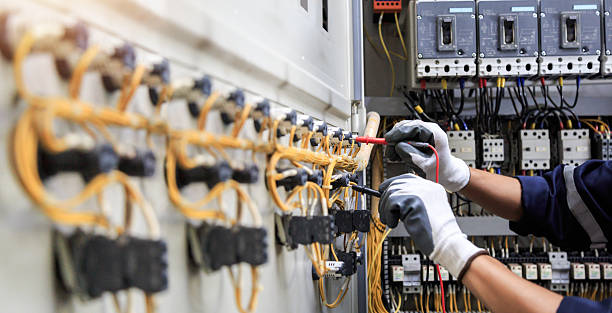 Professional Electrician technician working in Trappe, PA
